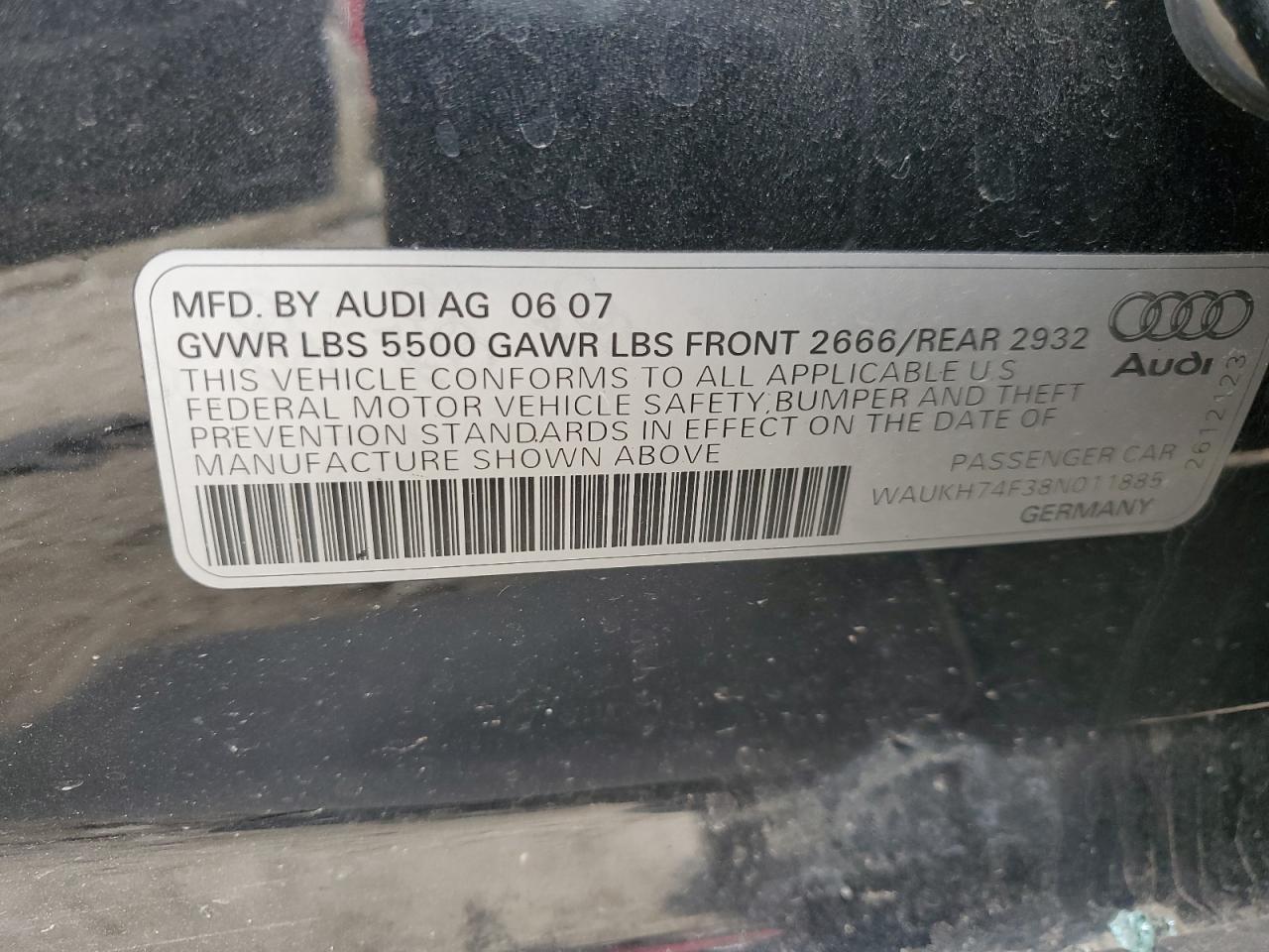 2008 AUDI A6