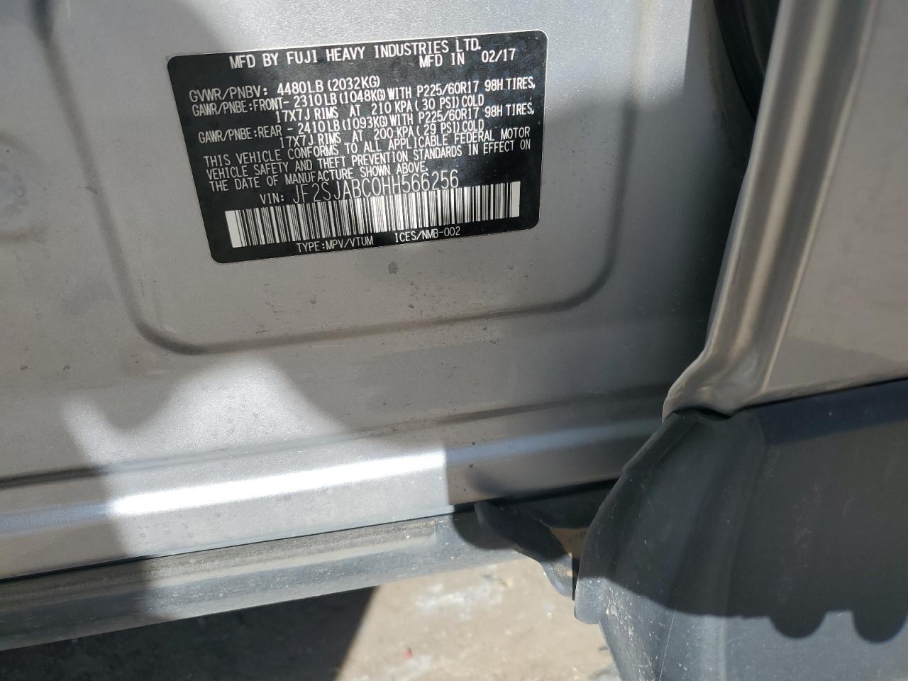 2017 SUBARU FORESTER