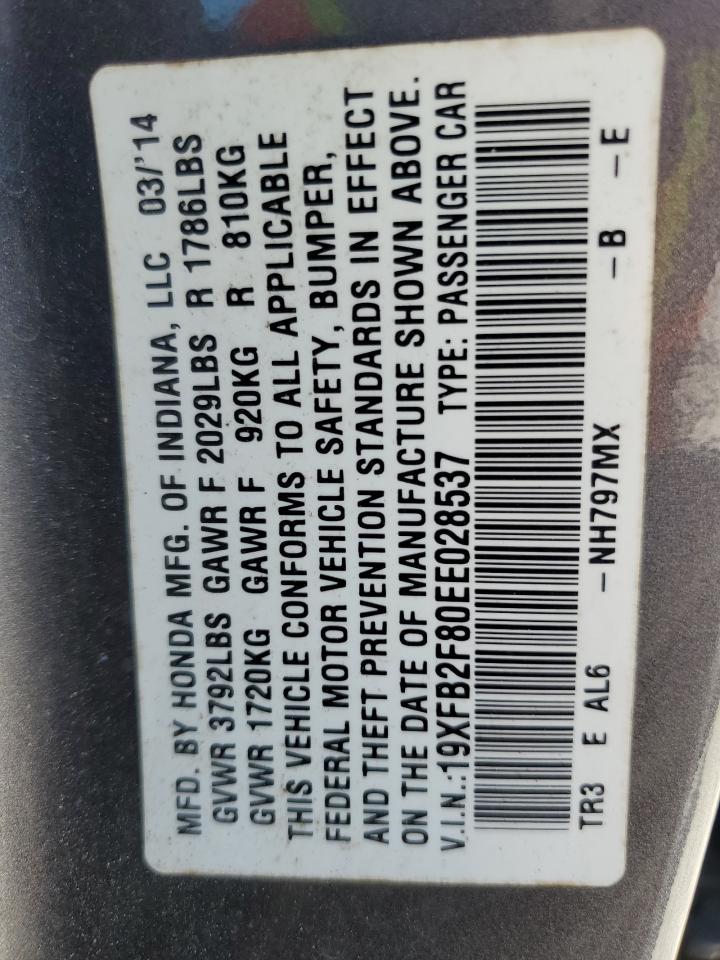 2014 HONDA CIVIC