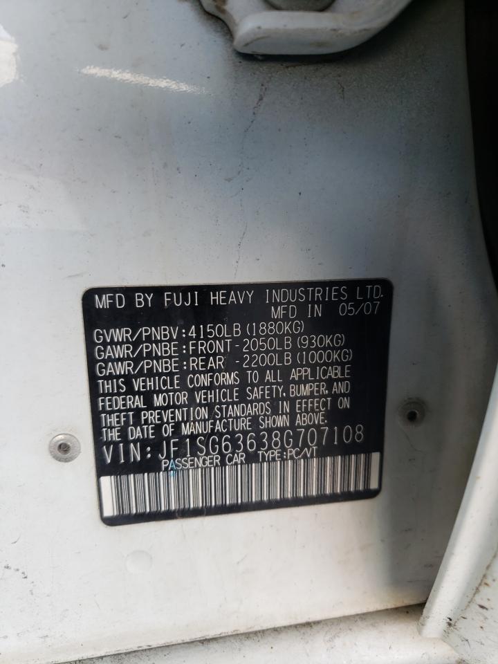 2008 SUBARU FORESTER