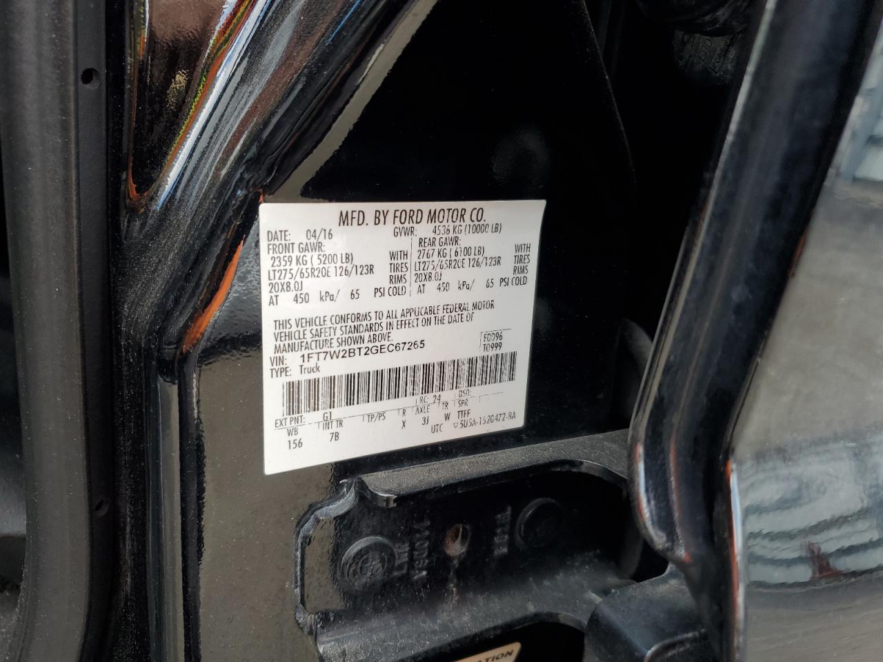 2016 FORD F-250