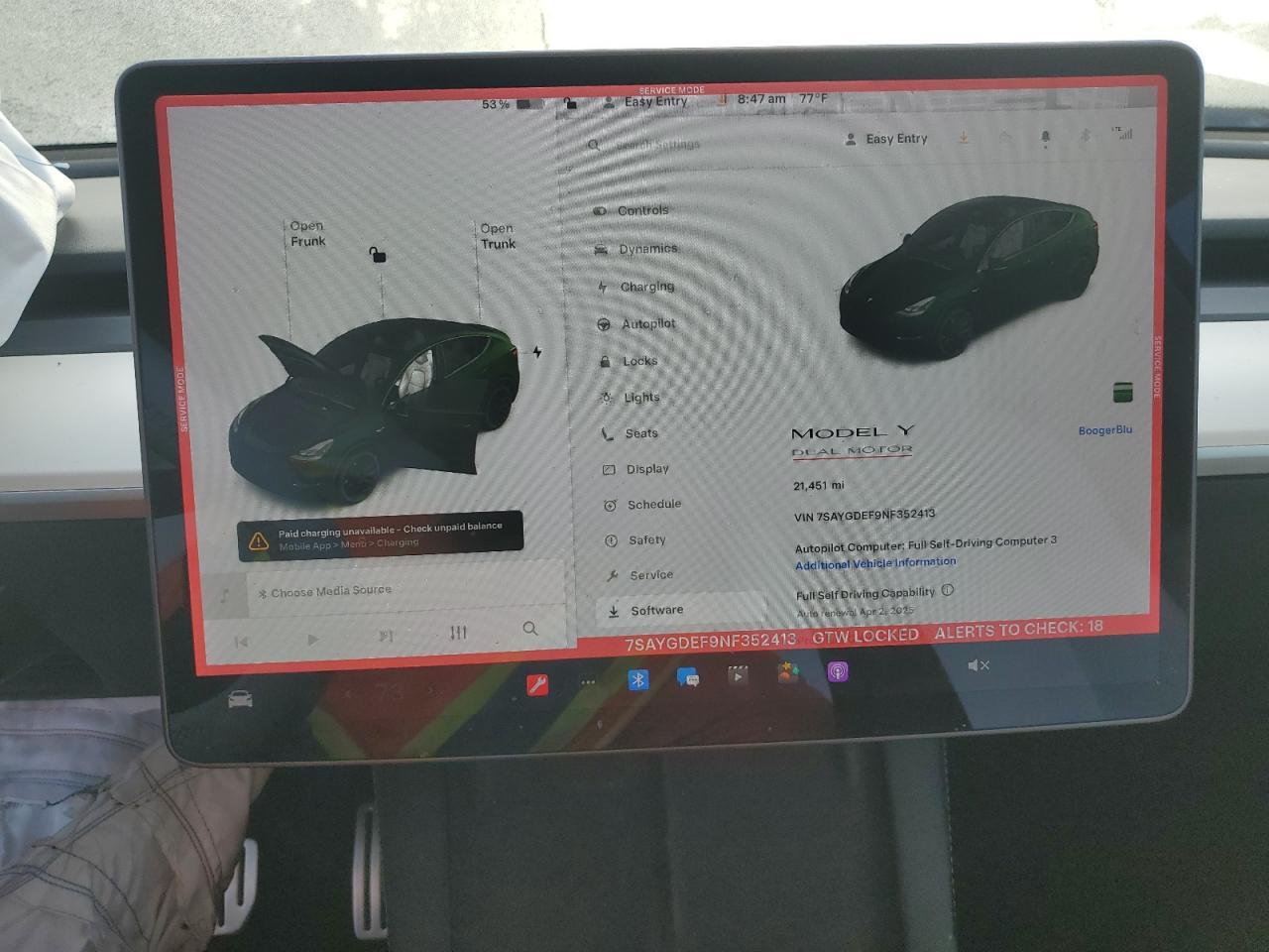 2022 TESLA MODEL Y