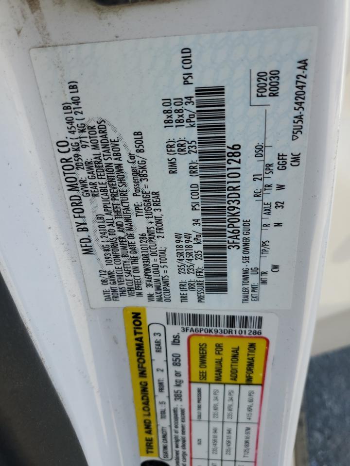 2013 FORD FUSION