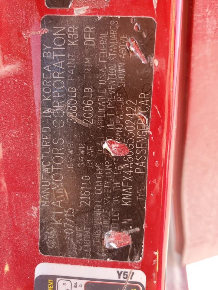 2016 KIA FORTE