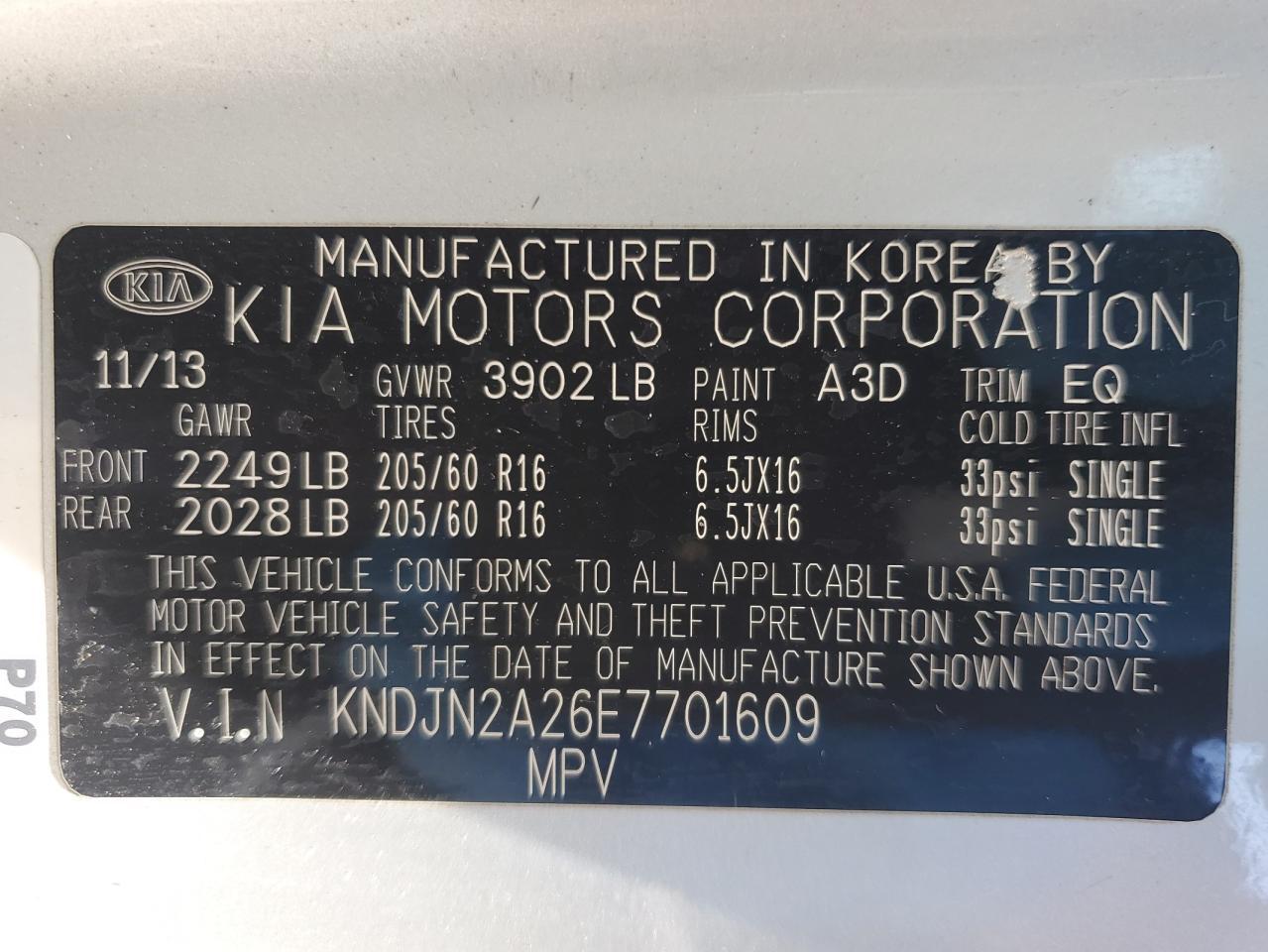2014 KIA SOUL