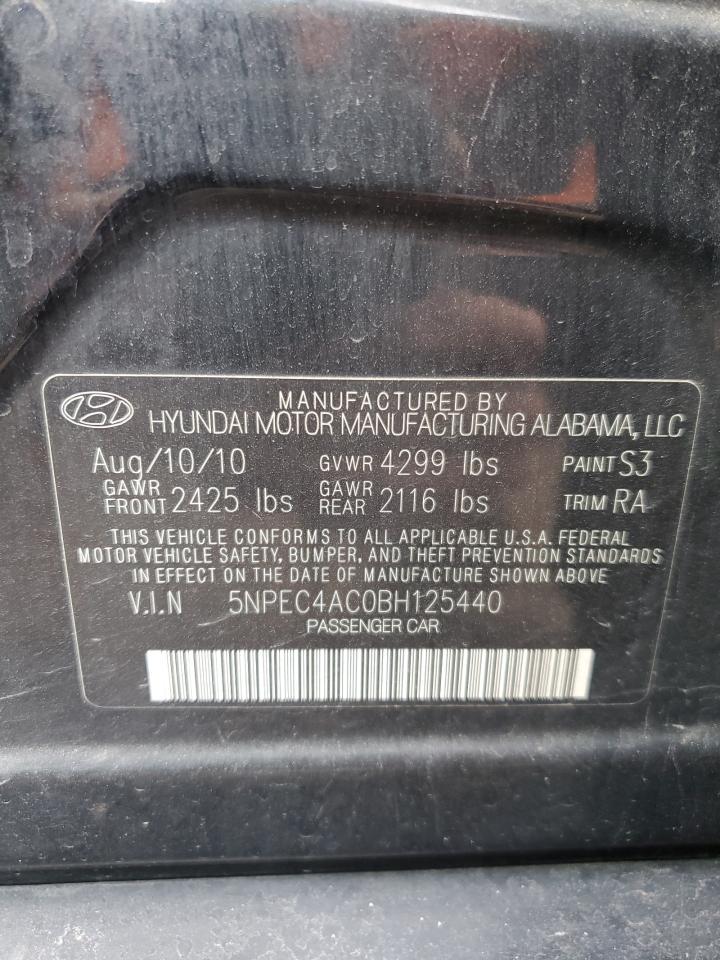 2011 HYUNDAI SONATA