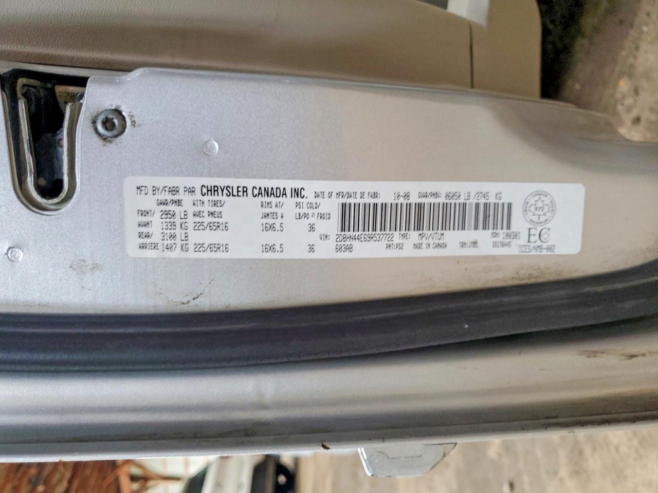 2009 DODGE GRAND CARAVAN