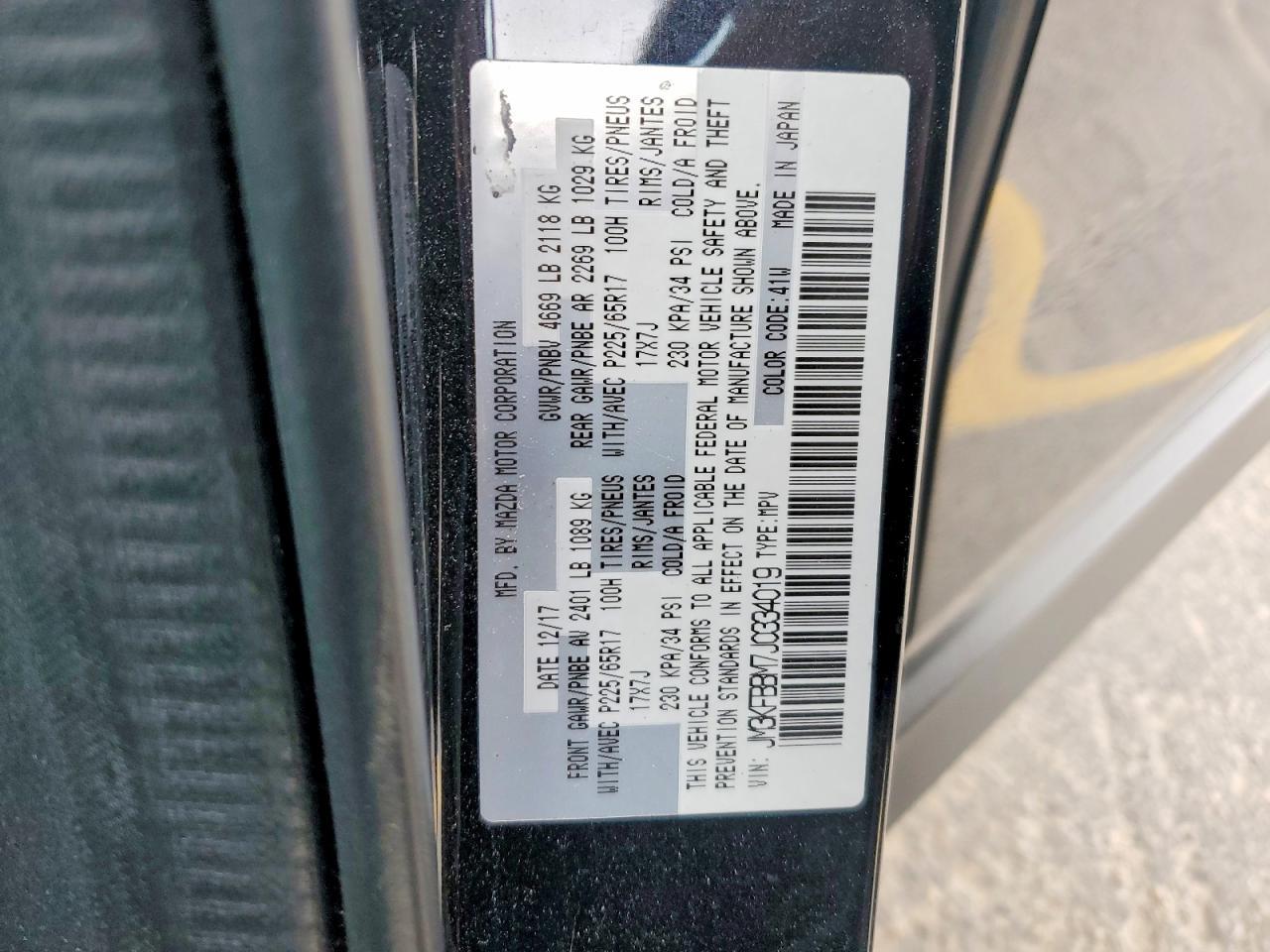 2018 MAZDA CX-5