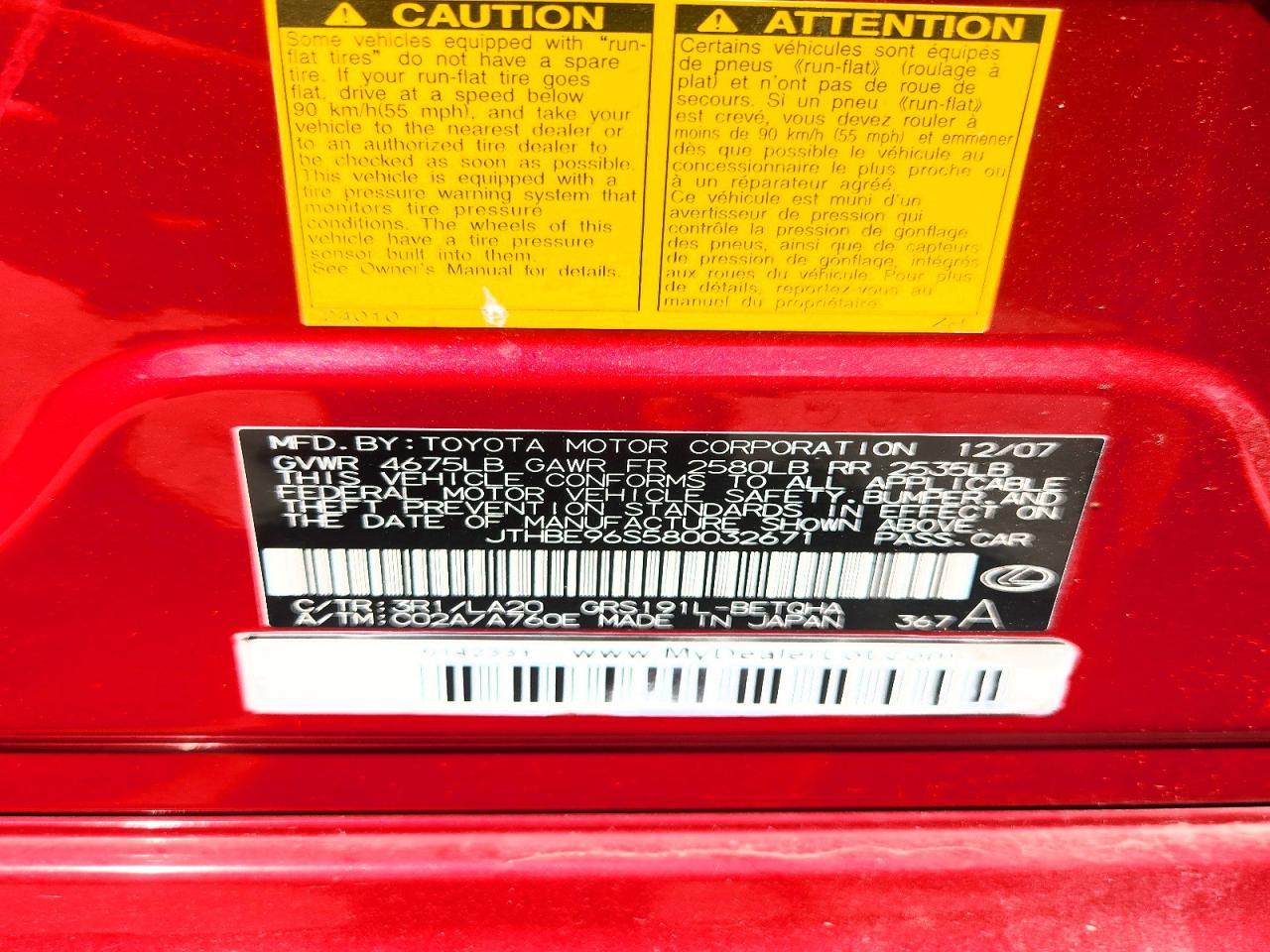 2008 LEXUS GS 350