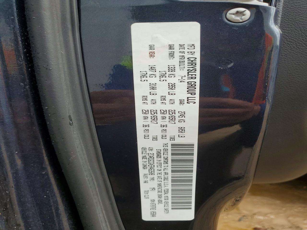 2014 DODGE GRAND CARAVAN