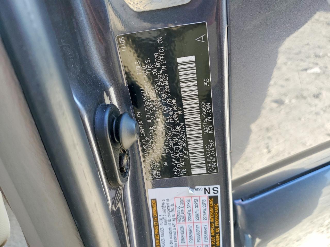 2006 TOYOTA 4Runner