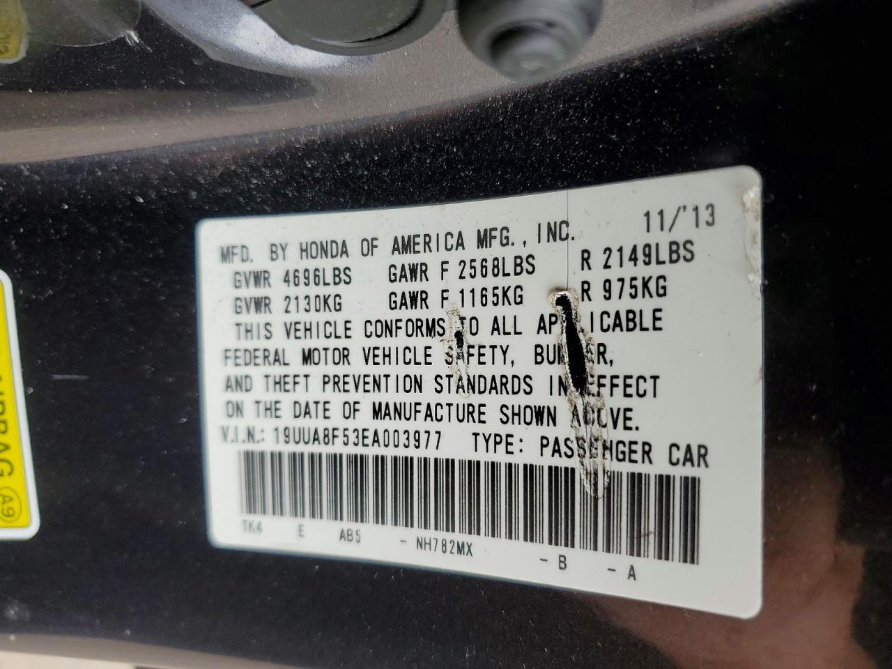 2014 ACURA TL