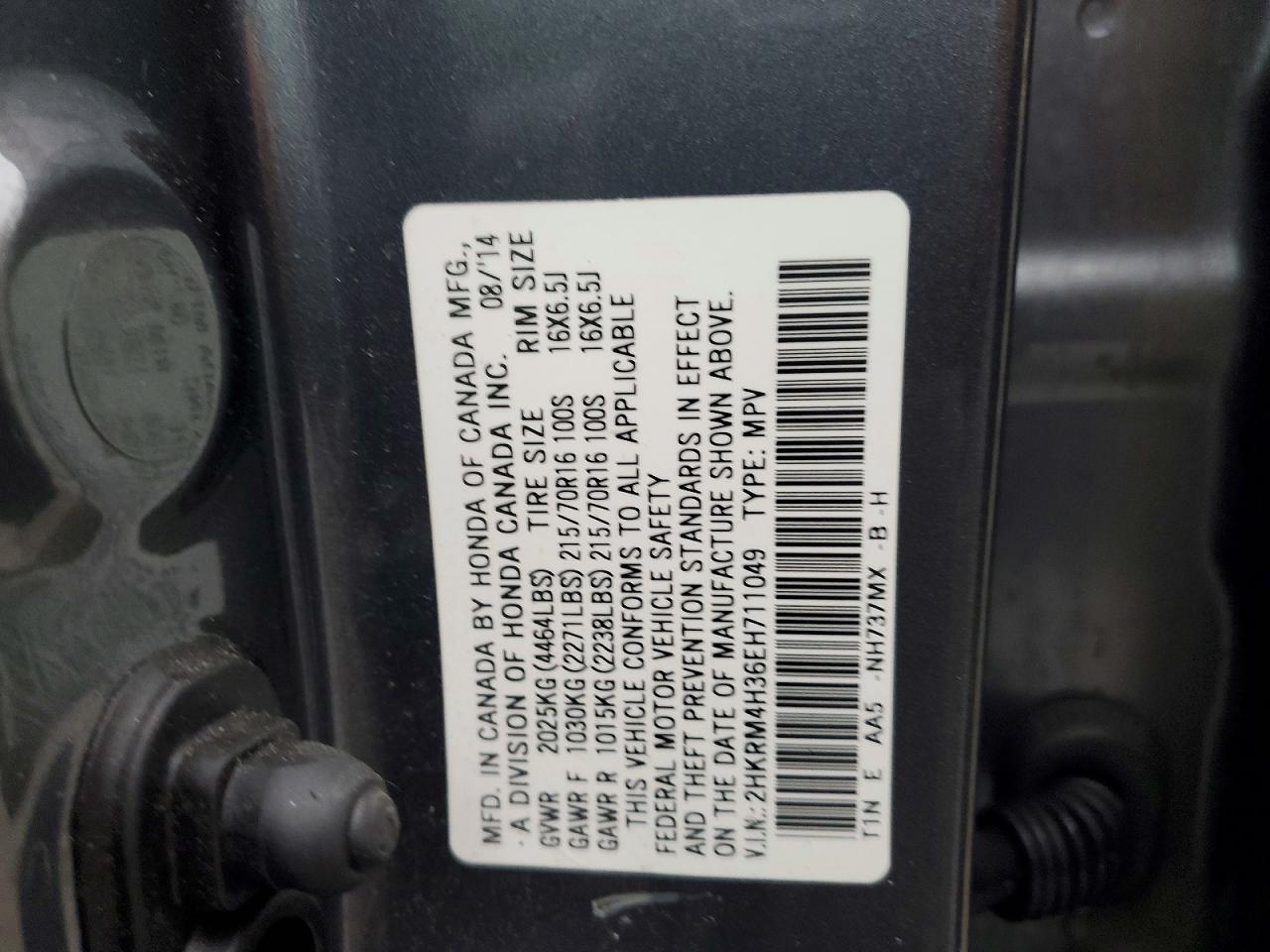 2014 HONDA CR-V