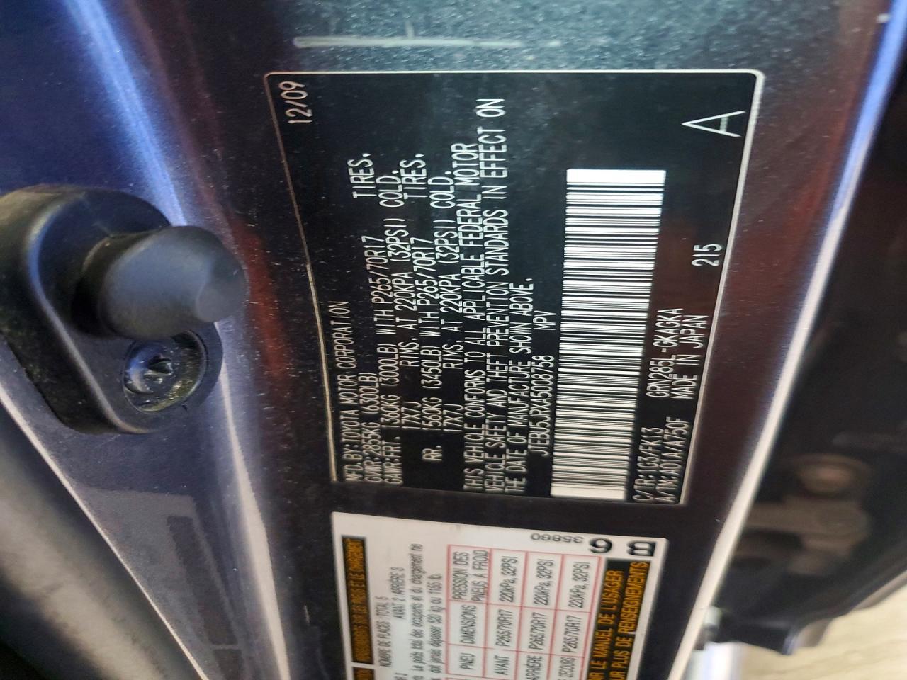 2010 TOYOTA 4Runner