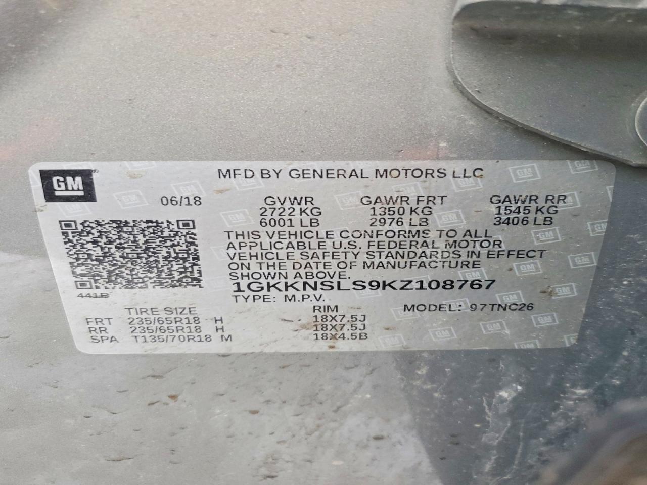 2019 GMC ACADIA
