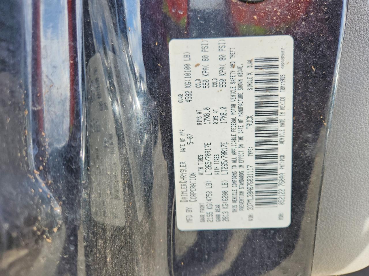 2007 DODGE Ram 3500