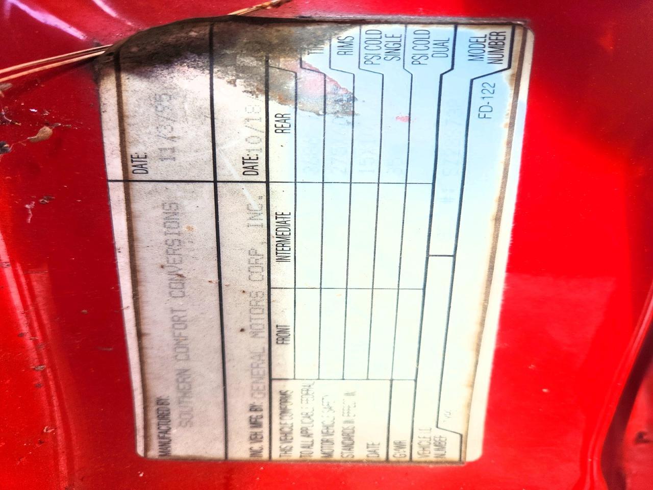 1995 CHEVROLET Gmt