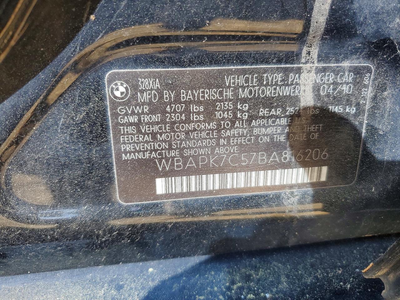 2011 BMW 3 SERIES