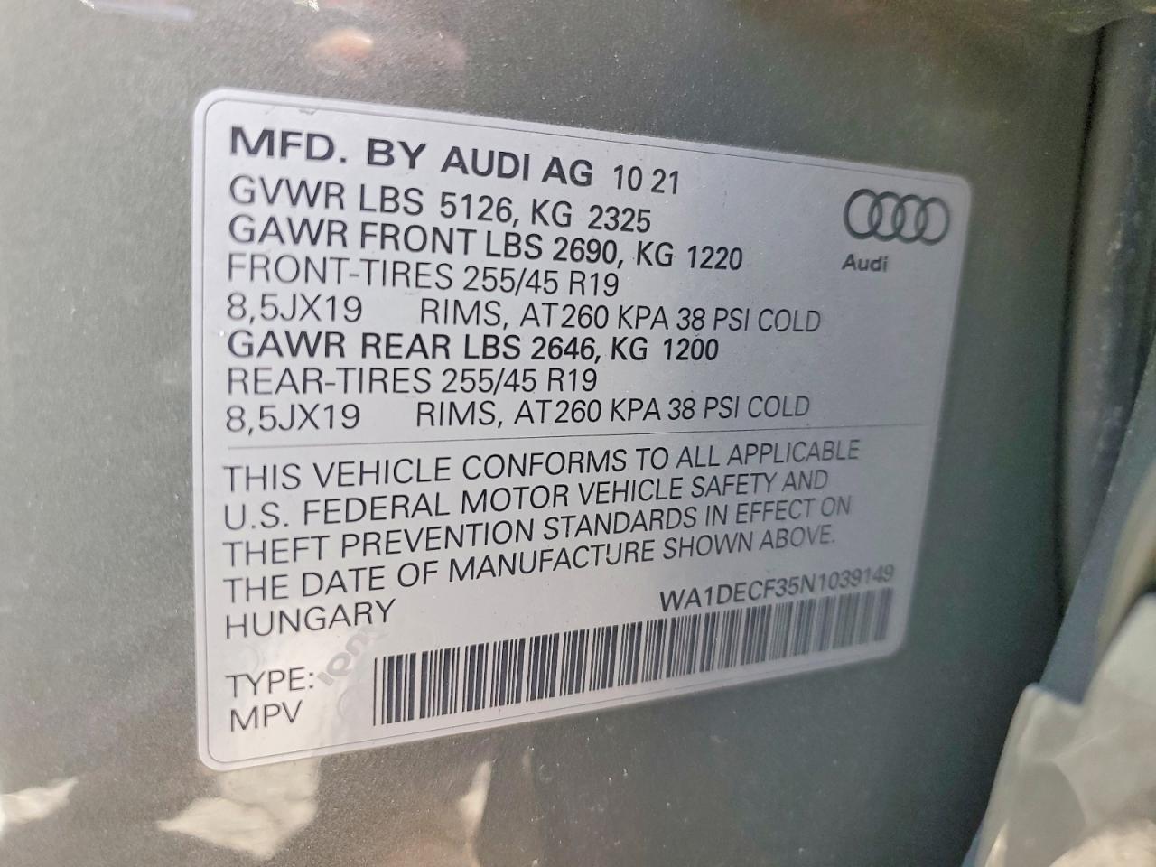 2022 AUDI Q3