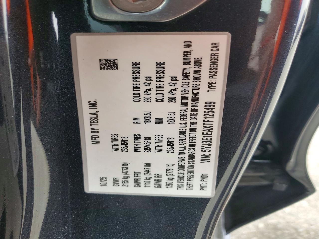 2026 TESLA MODEL 3