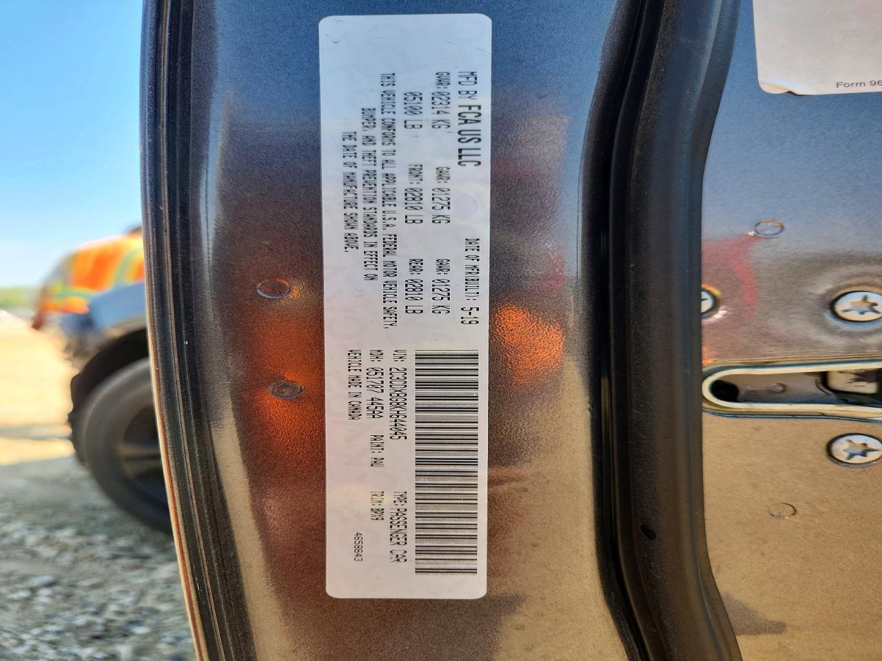 2019 DODGE CHARGER