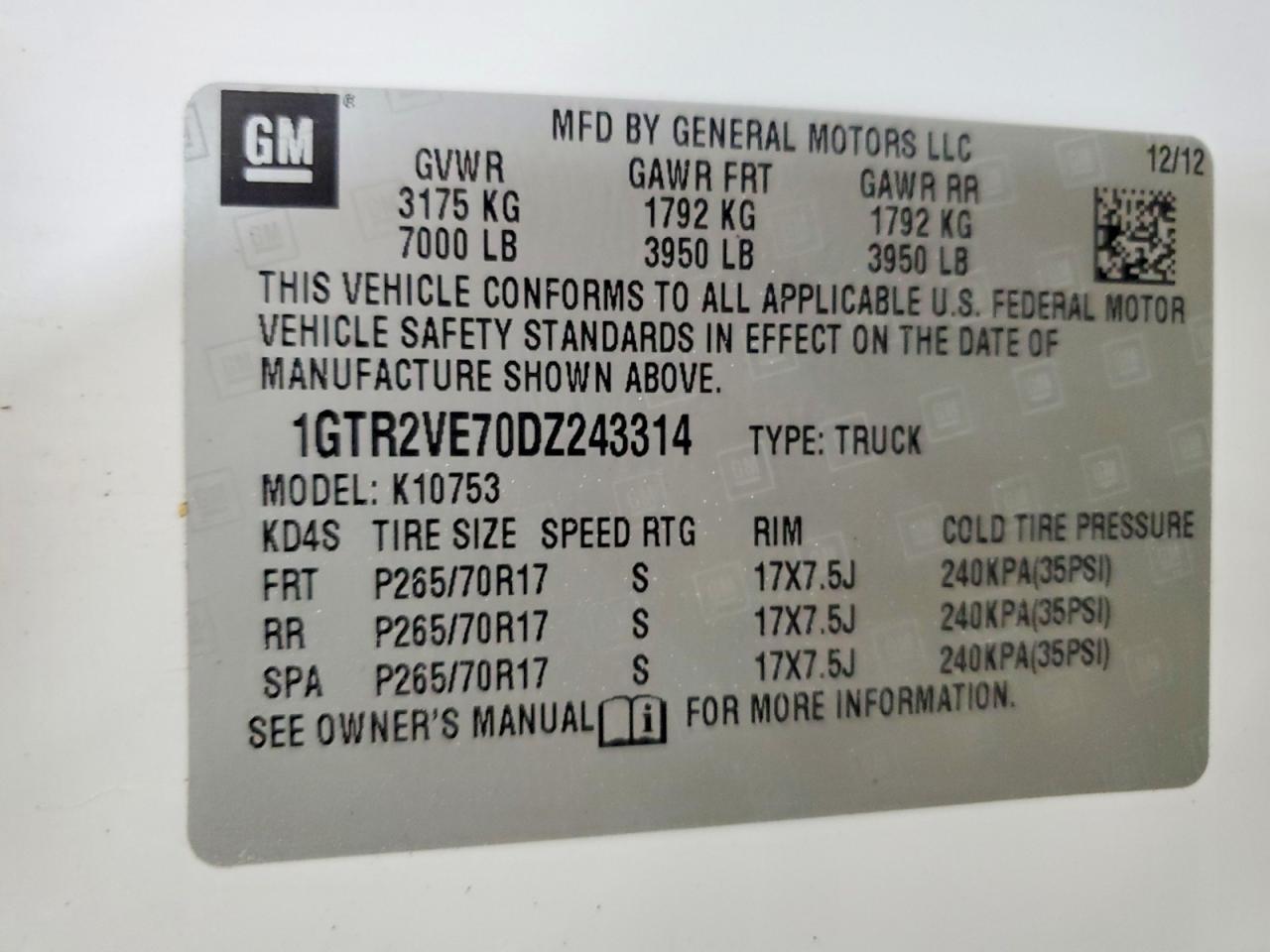 2013 GMC Sierra