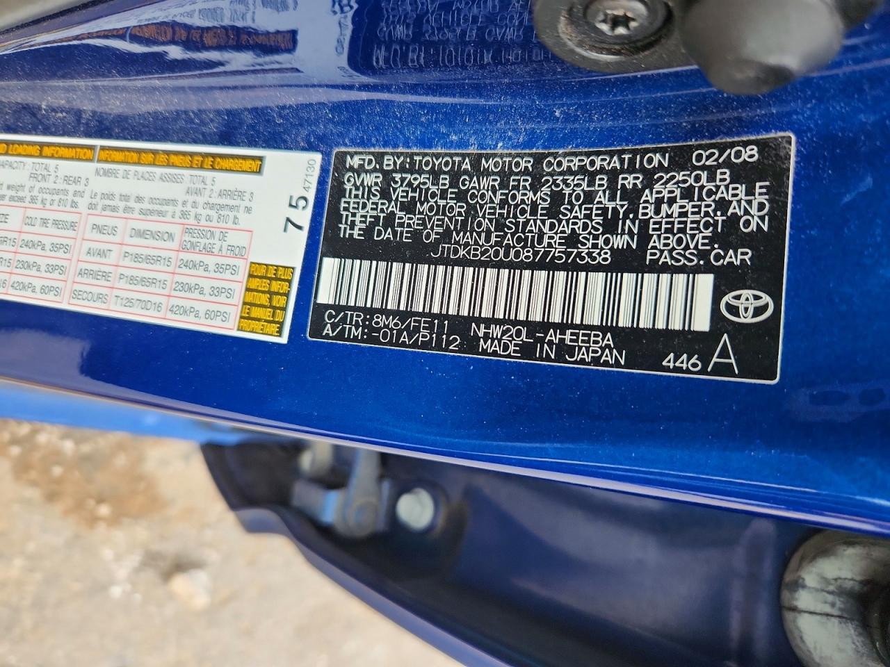2008 TOYOTA PRIUS