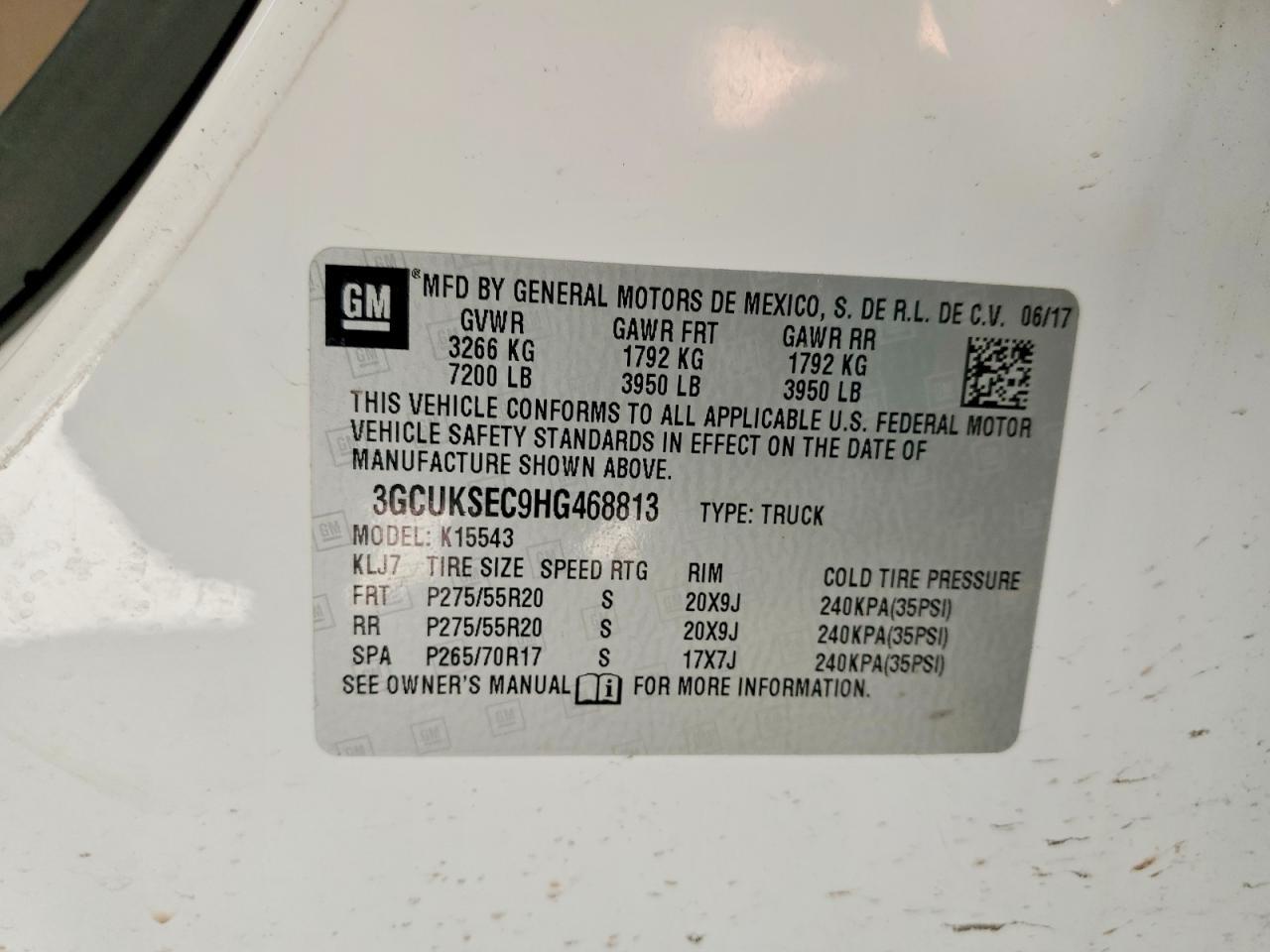 2017 CHEVROLET Silverado