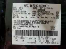 2014 FORD F-150 Lightning