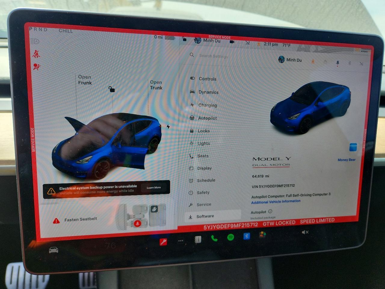 2021 TESLA MODEL Y
