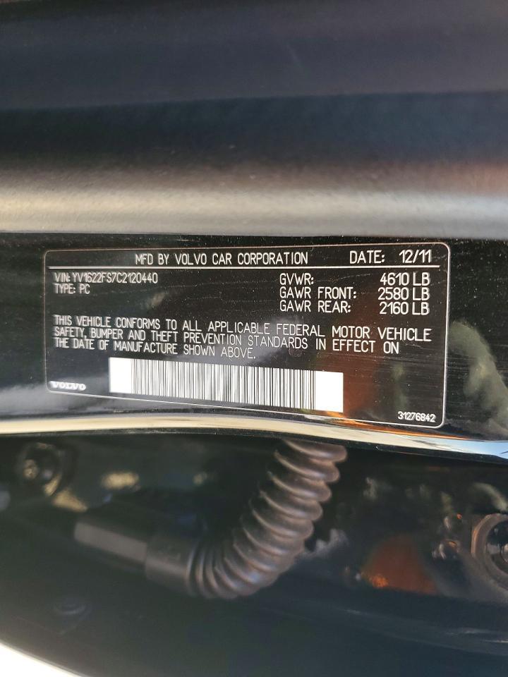 2012 VOLVO S60