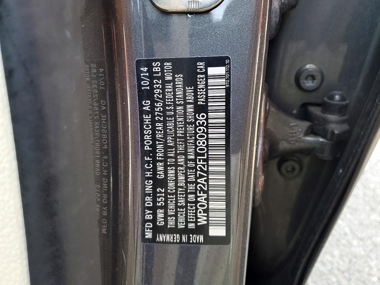 2015 PORSCHE Panamera