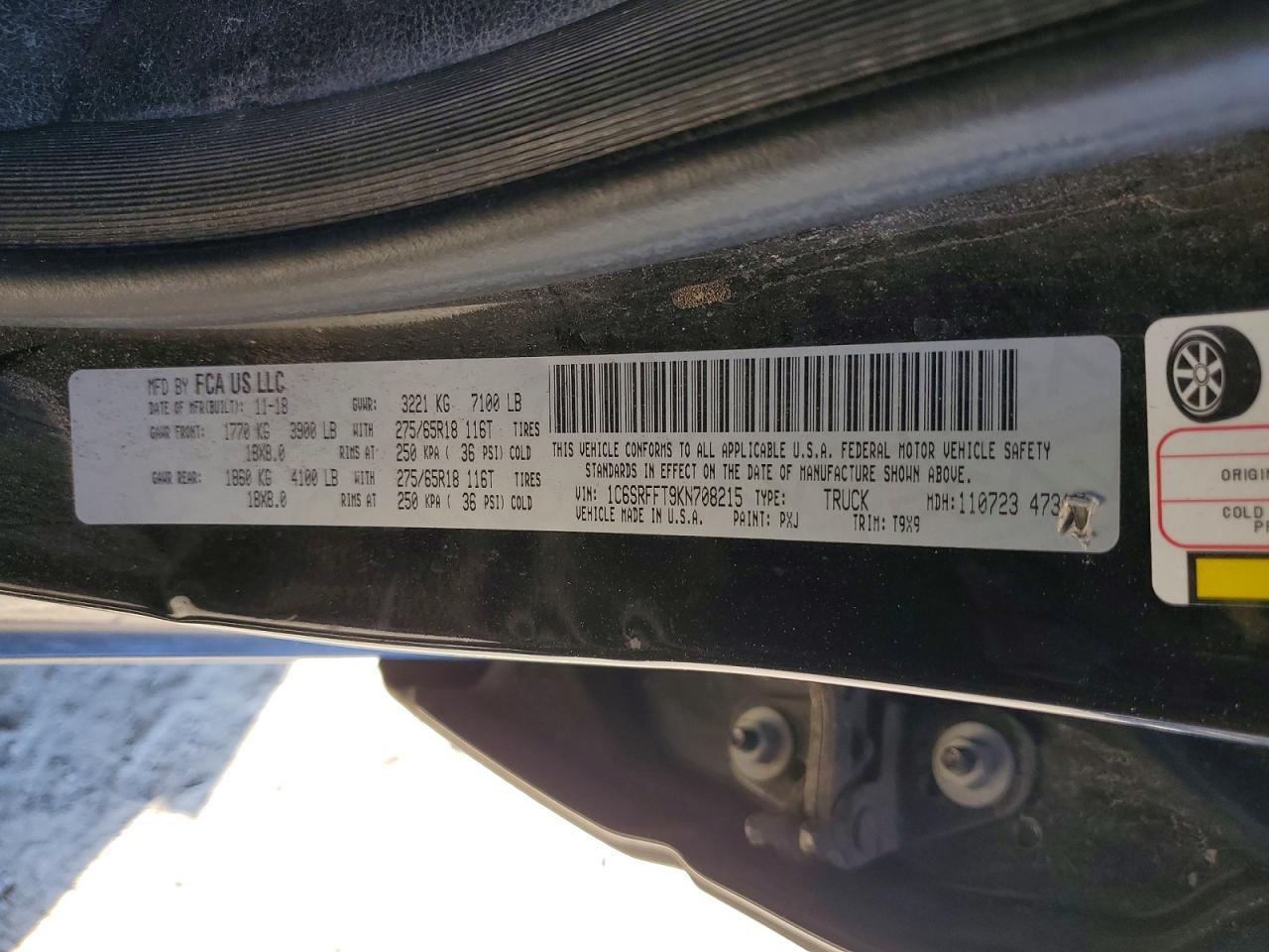 2019 RAM 1500