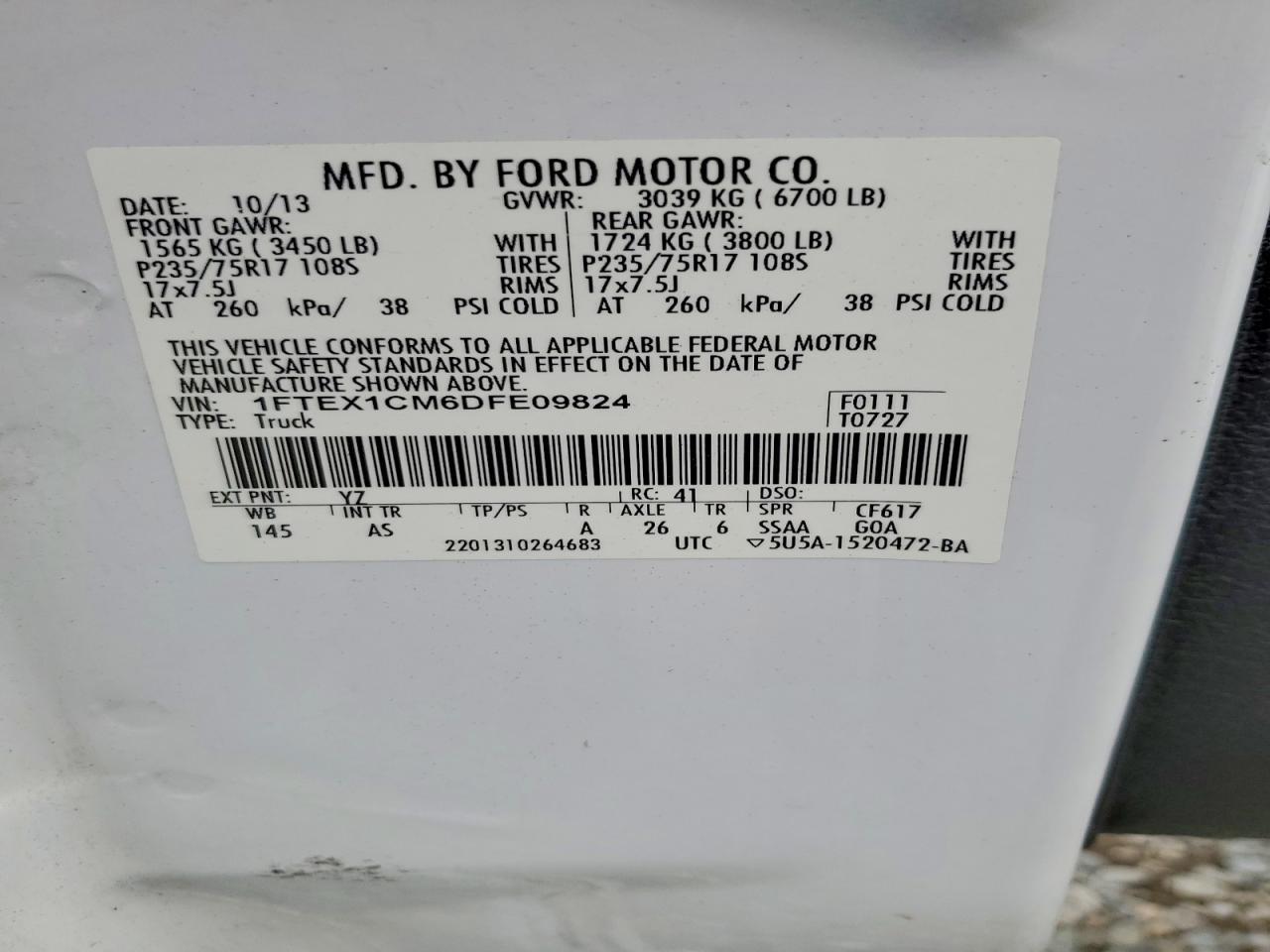 2013 FORD F-150