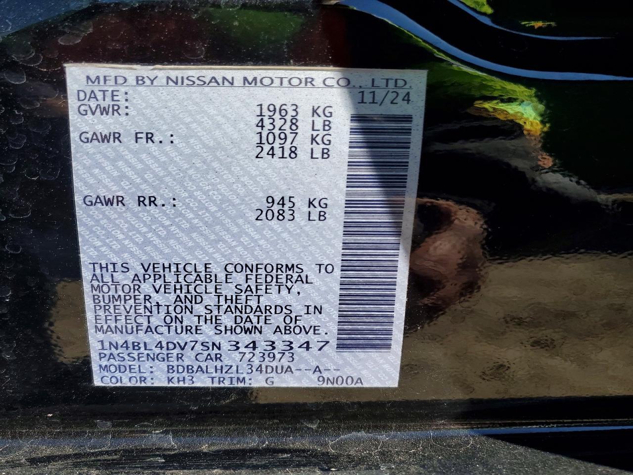 2025 NISSAN ALTIMA