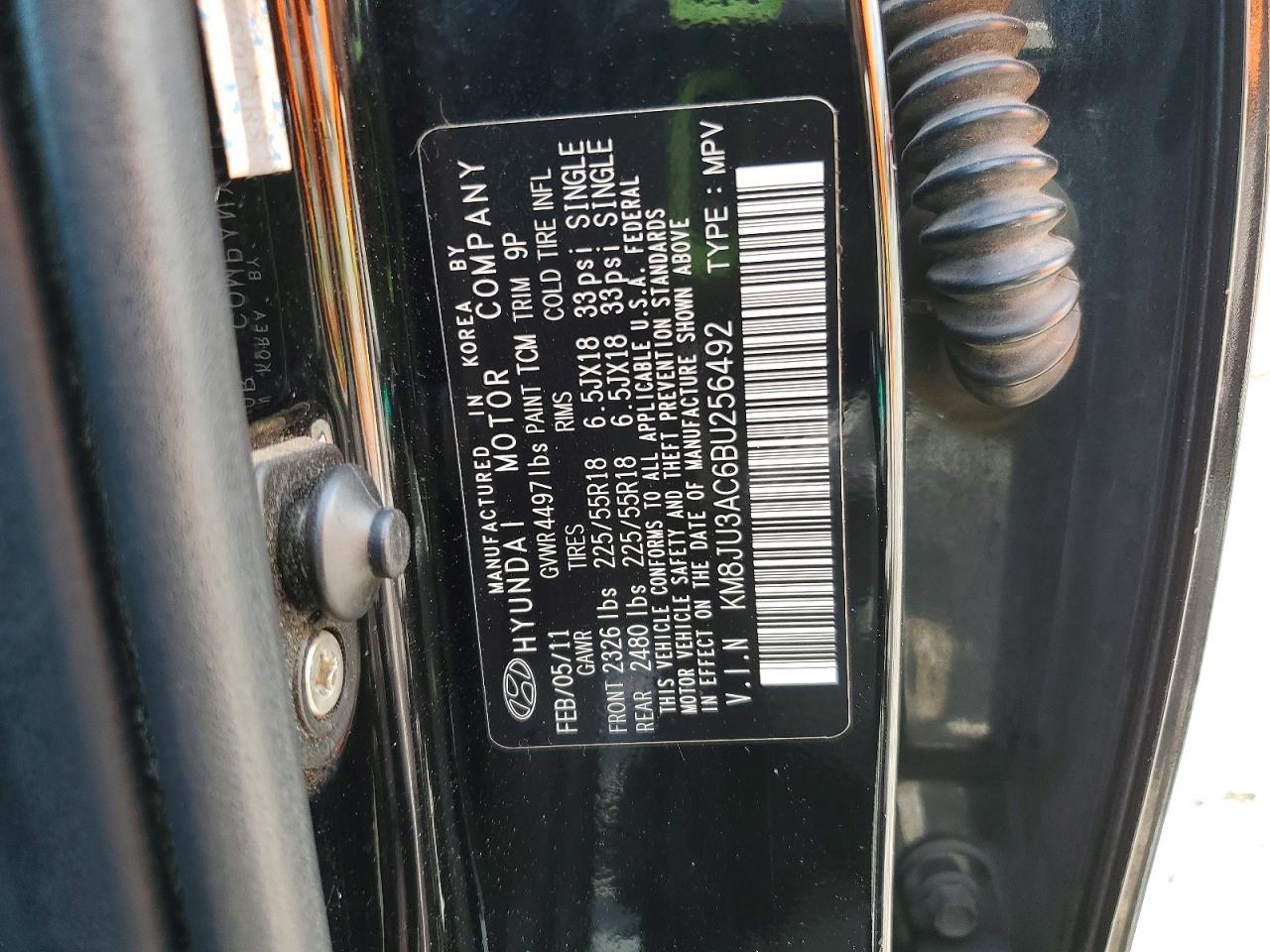 2011 HYUNDAI TUCSON