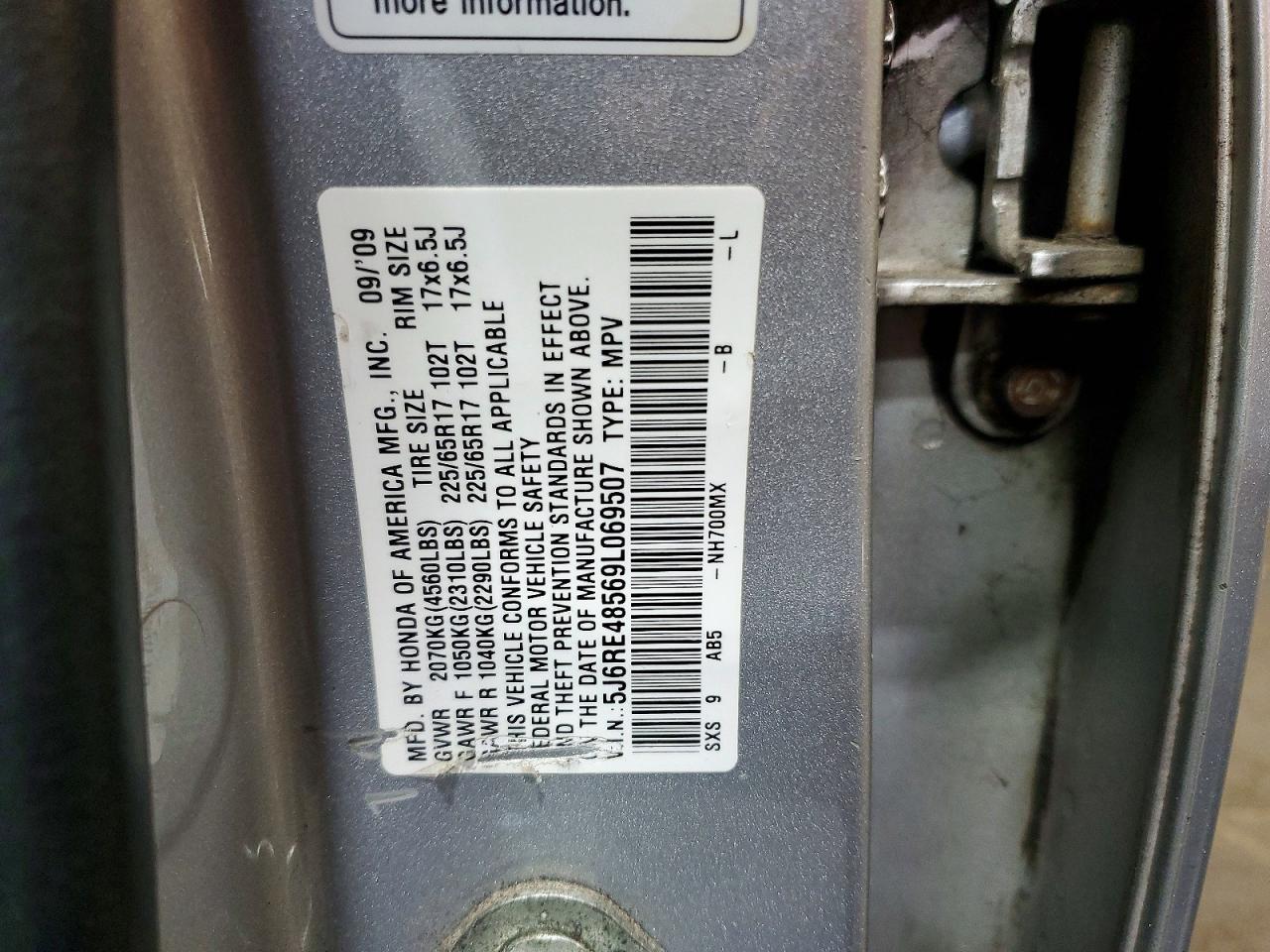 2009 HONDA CR-V