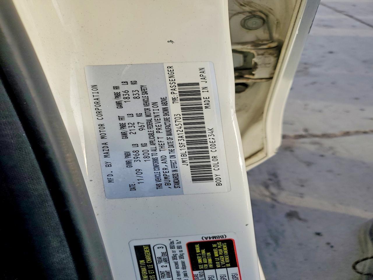 2010 MAZDA 3