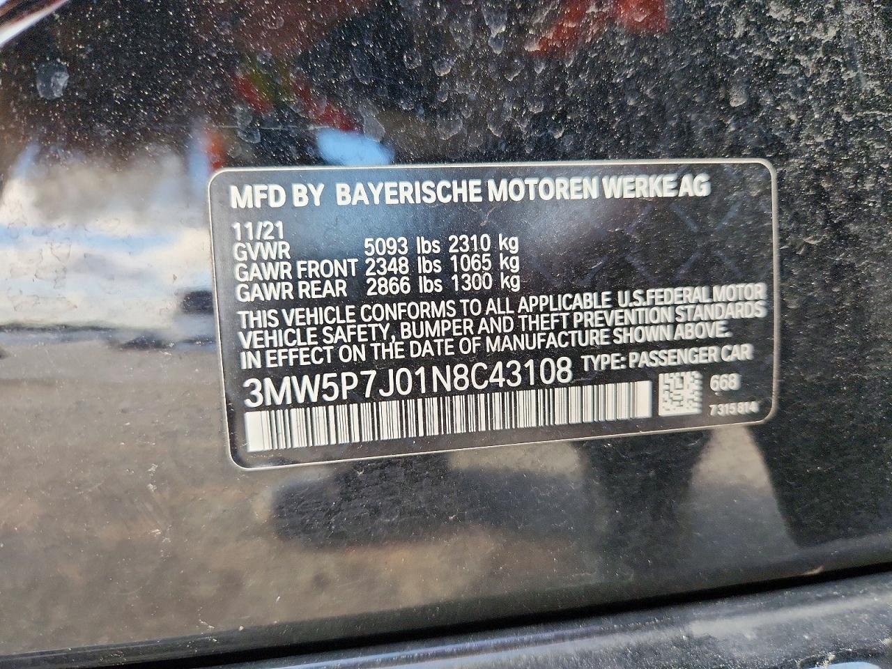 2022 BMW 3 SERIES