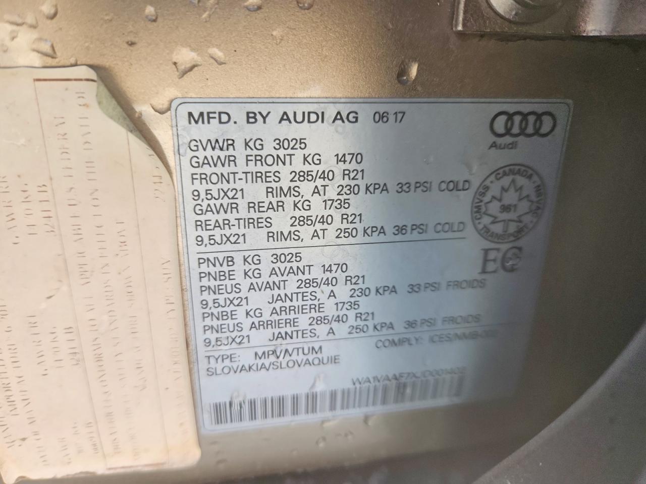 2018 AUDI Q7