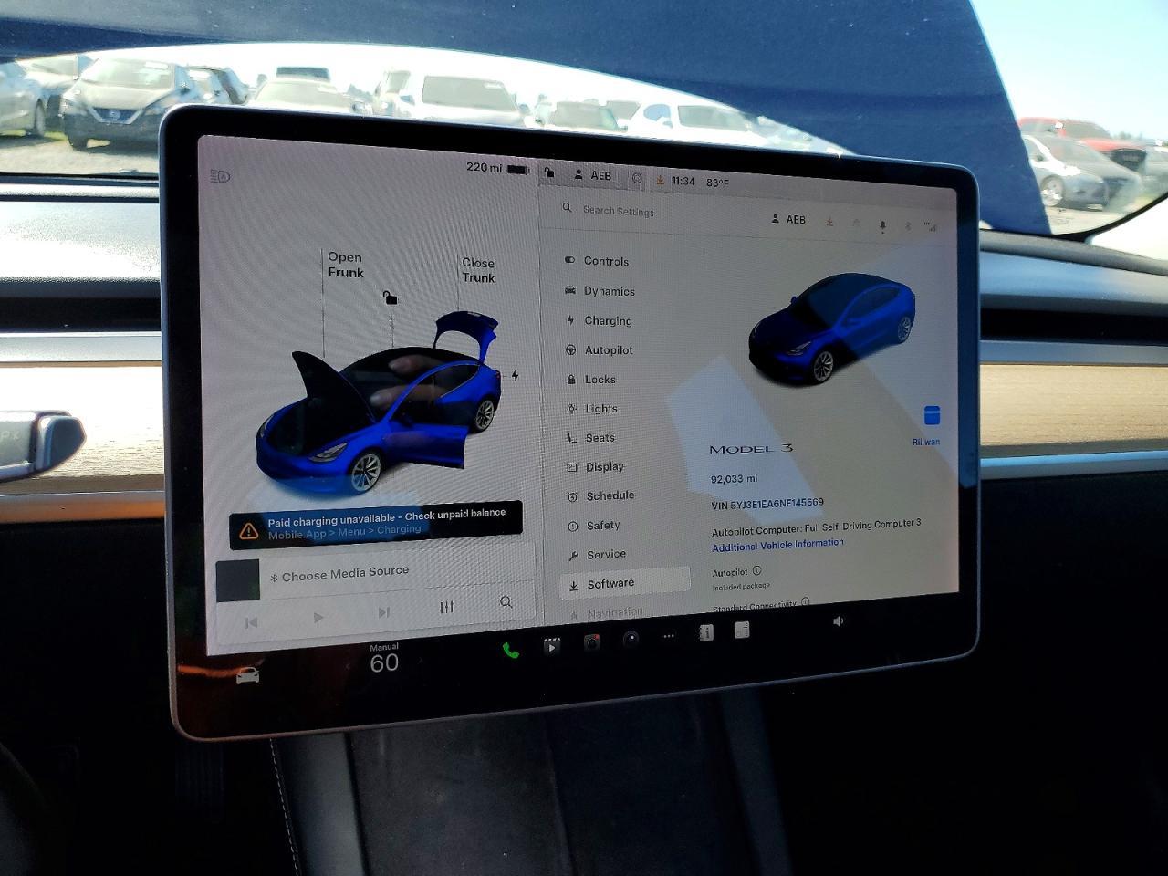 2022 TESLA MODEL 3