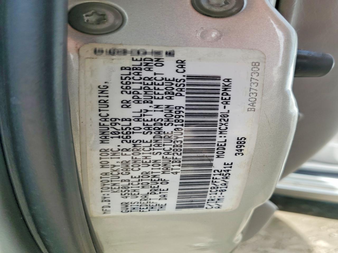 2000 TOYOTA Avalon
