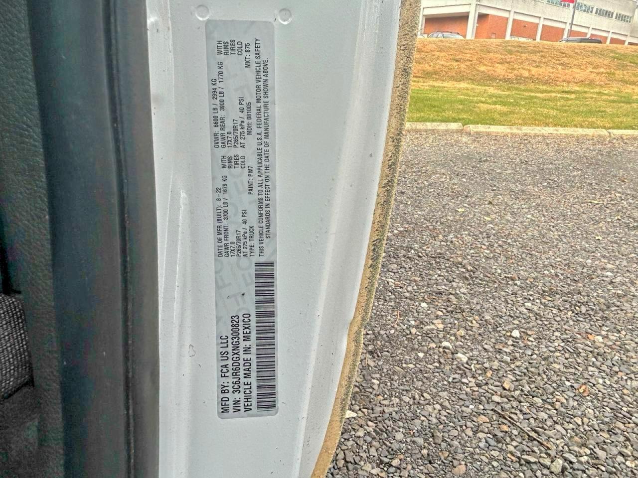 2022 RAM 1500