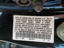 2014 HONDA CIVIC