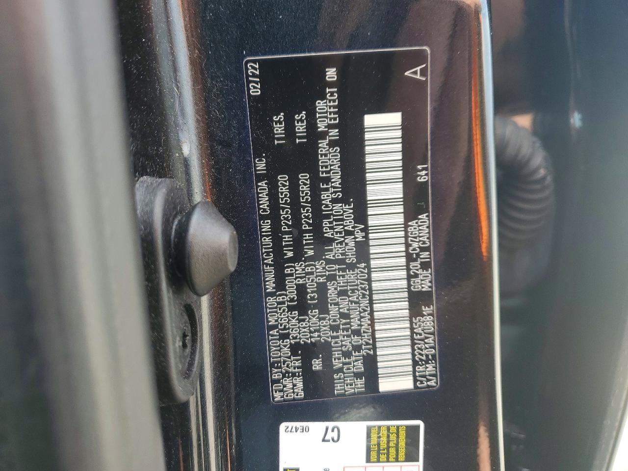 2022 LEXUS RX 350