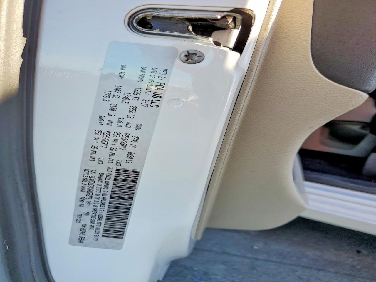 2017 DODGE GRAND CARAVAN