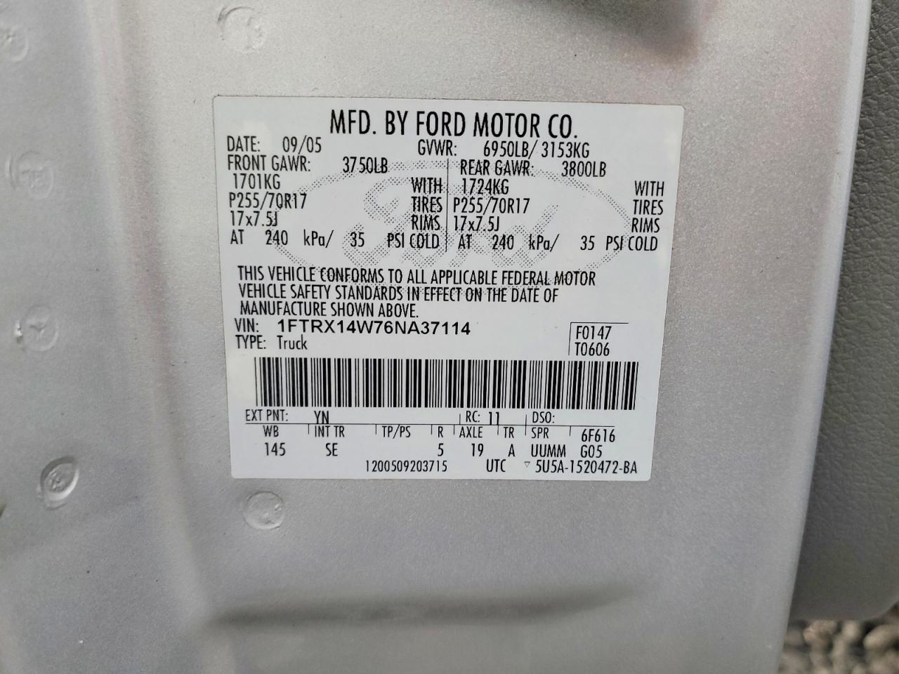 2006 FORD F-150 Lightning
