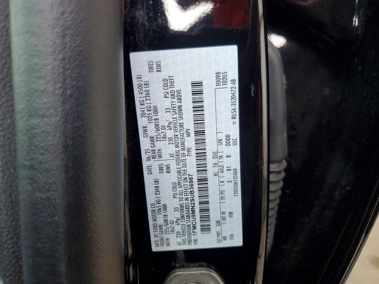 2025 FORD ESCAPE