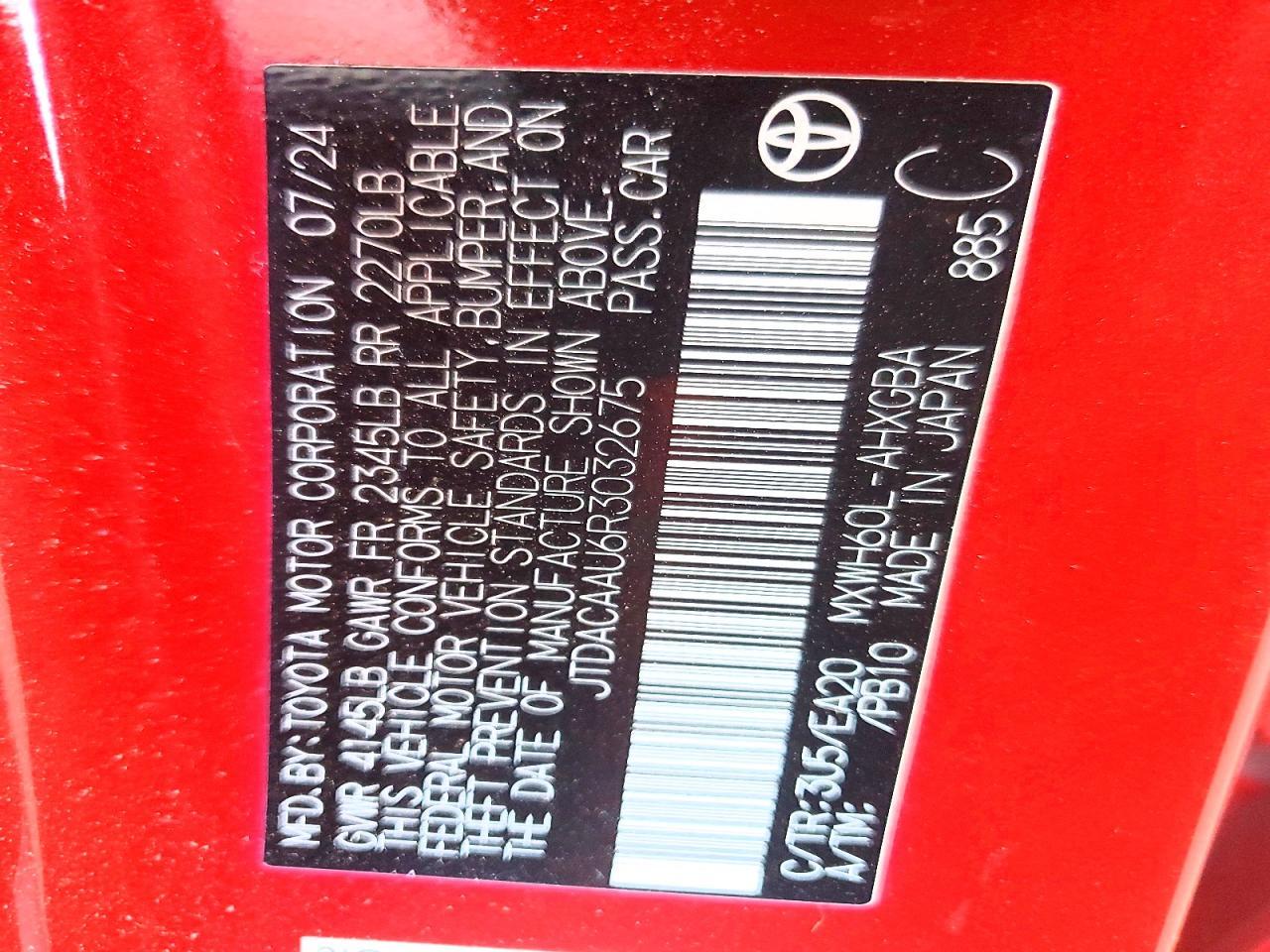 2024 TOYOTA PRIUS
