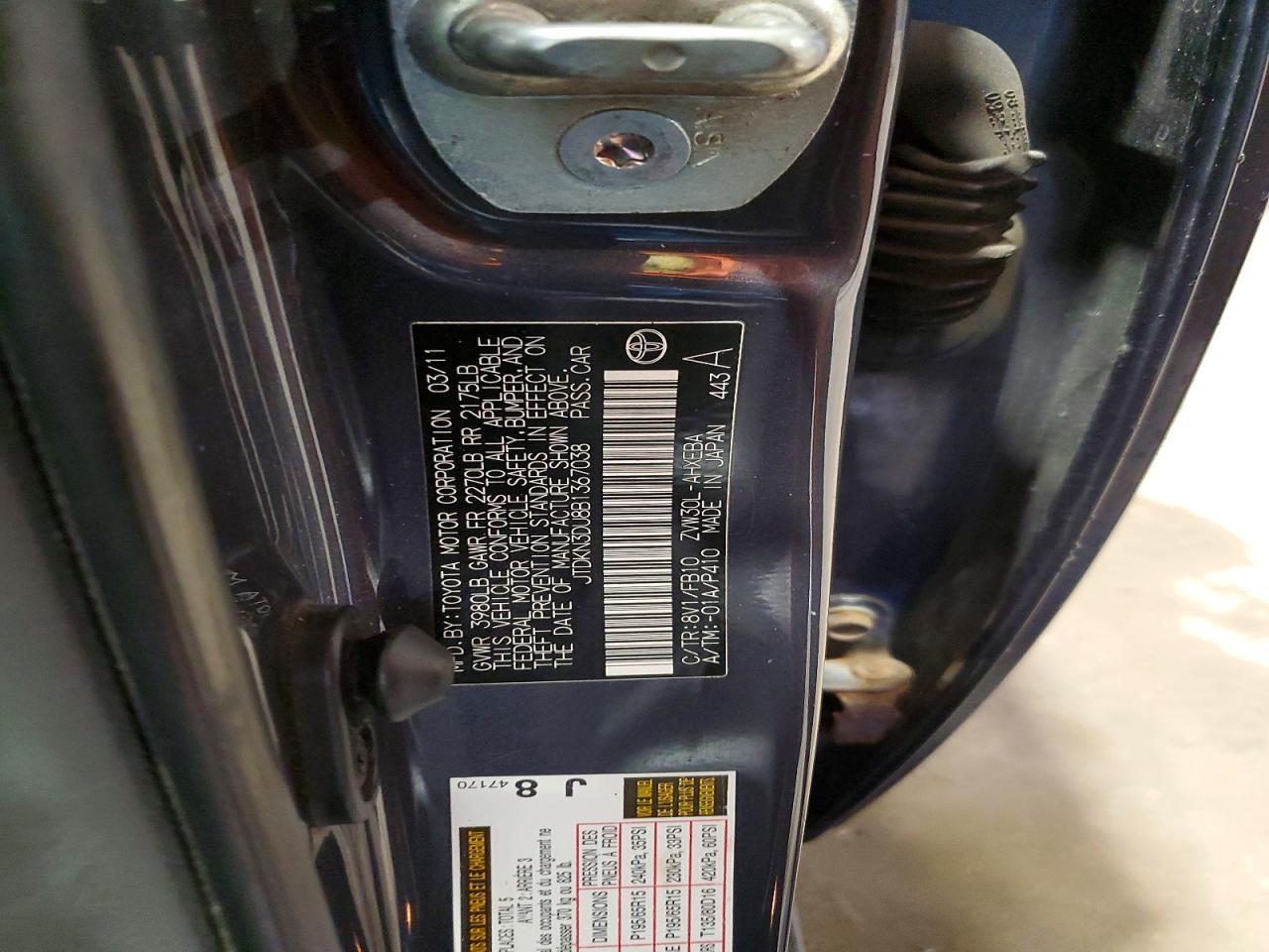 2011 TOYOTA PRIUS